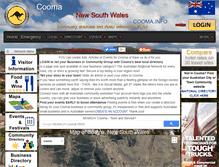 Tablet Screenshot of cooma.info